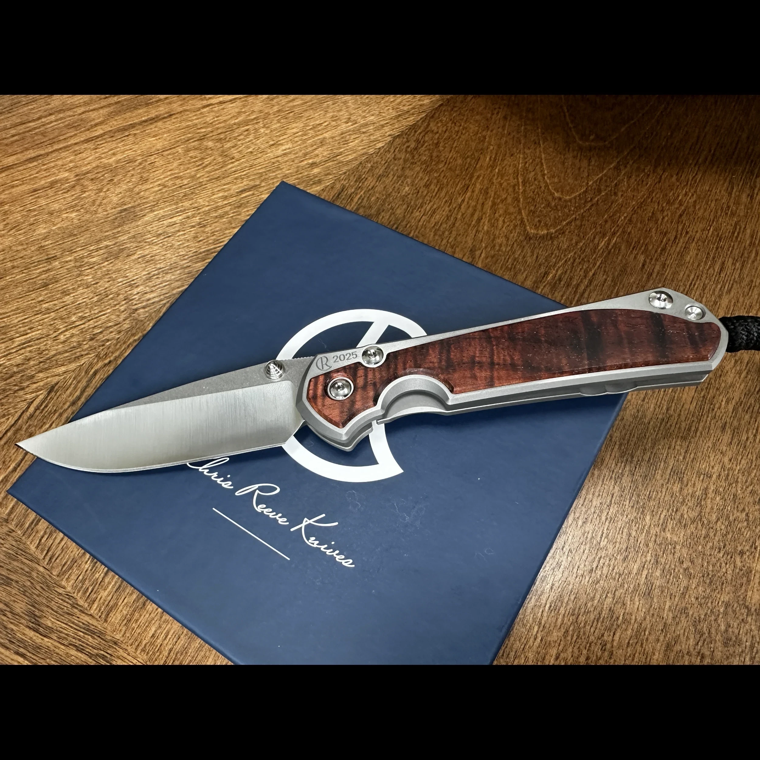 Bladebinge - Chris Reeve Large Sebenza 31 2025 Annual Koa Wood