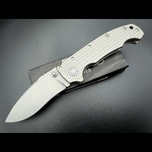 Bladebinge - Demko AD20 Kopis - CPM-3V - Textured Titanium