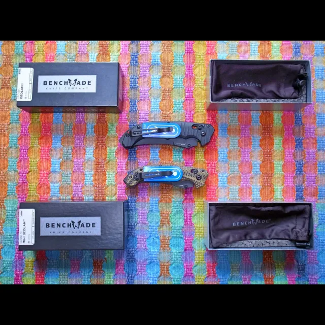 Bladebinge - Classic Benchmade Bedlam + Mini Bedlam Knife Set USA