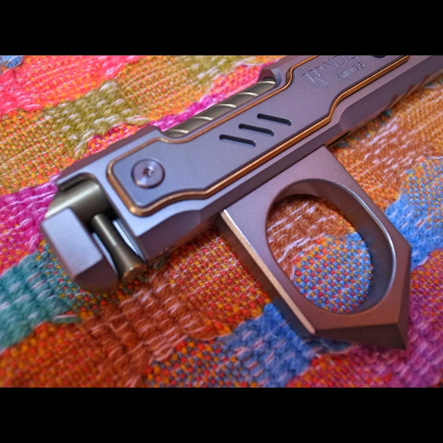 Bladebinge - New In Box Noc Knives E002 Titanium Multi Tool With Brass ...
