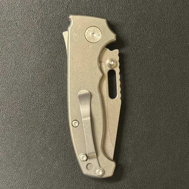 Bladebinge - Demko AD20S Clip Point Smooth Titanium S90V