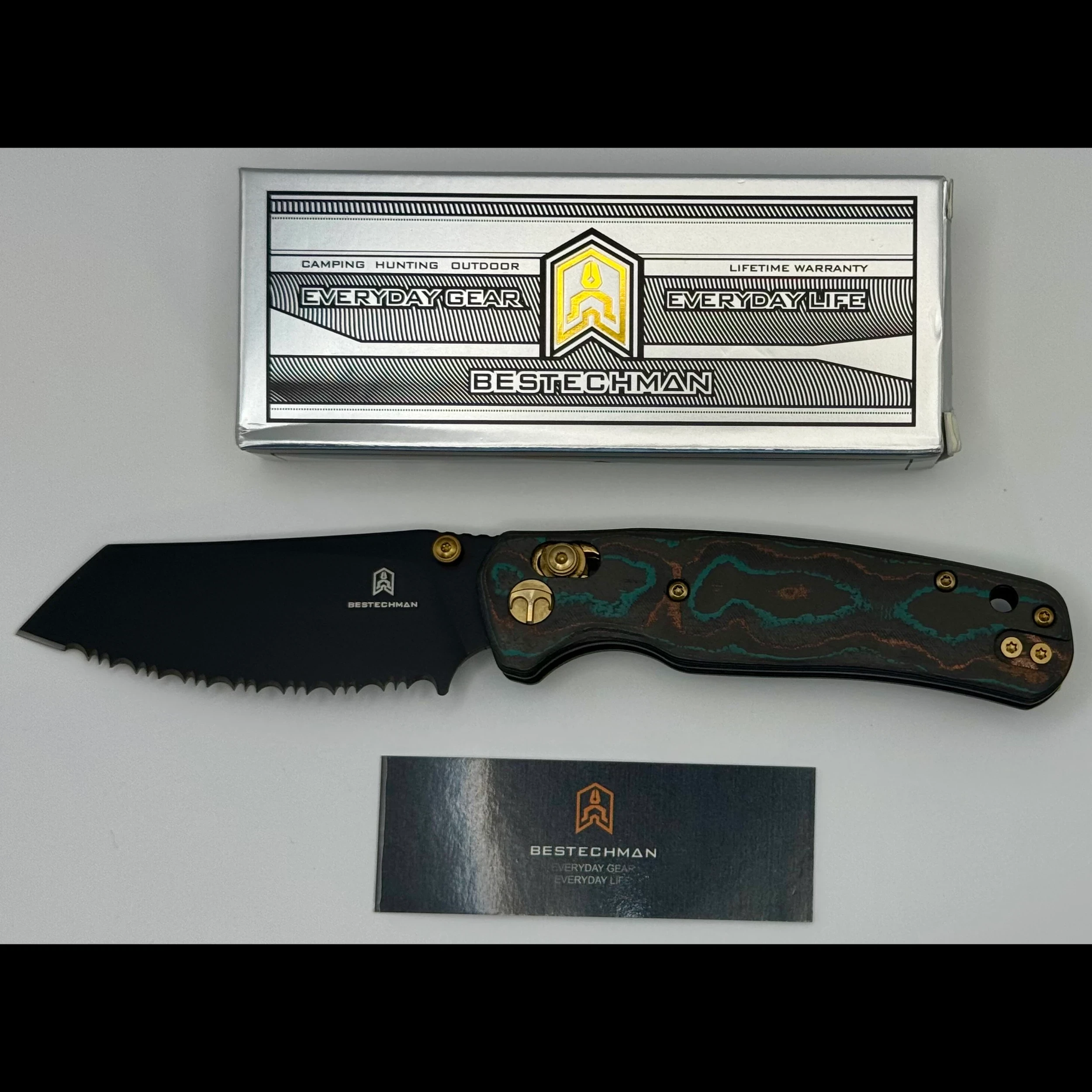 Bladebinge - Bestechman Cicada Wing Shipwreck Camo Carbon Gold Accent