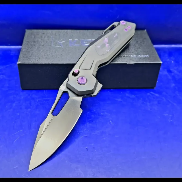 Bladebinge - Ketuo Mini Griffin Button Lock Folding Knife M390/Black ...