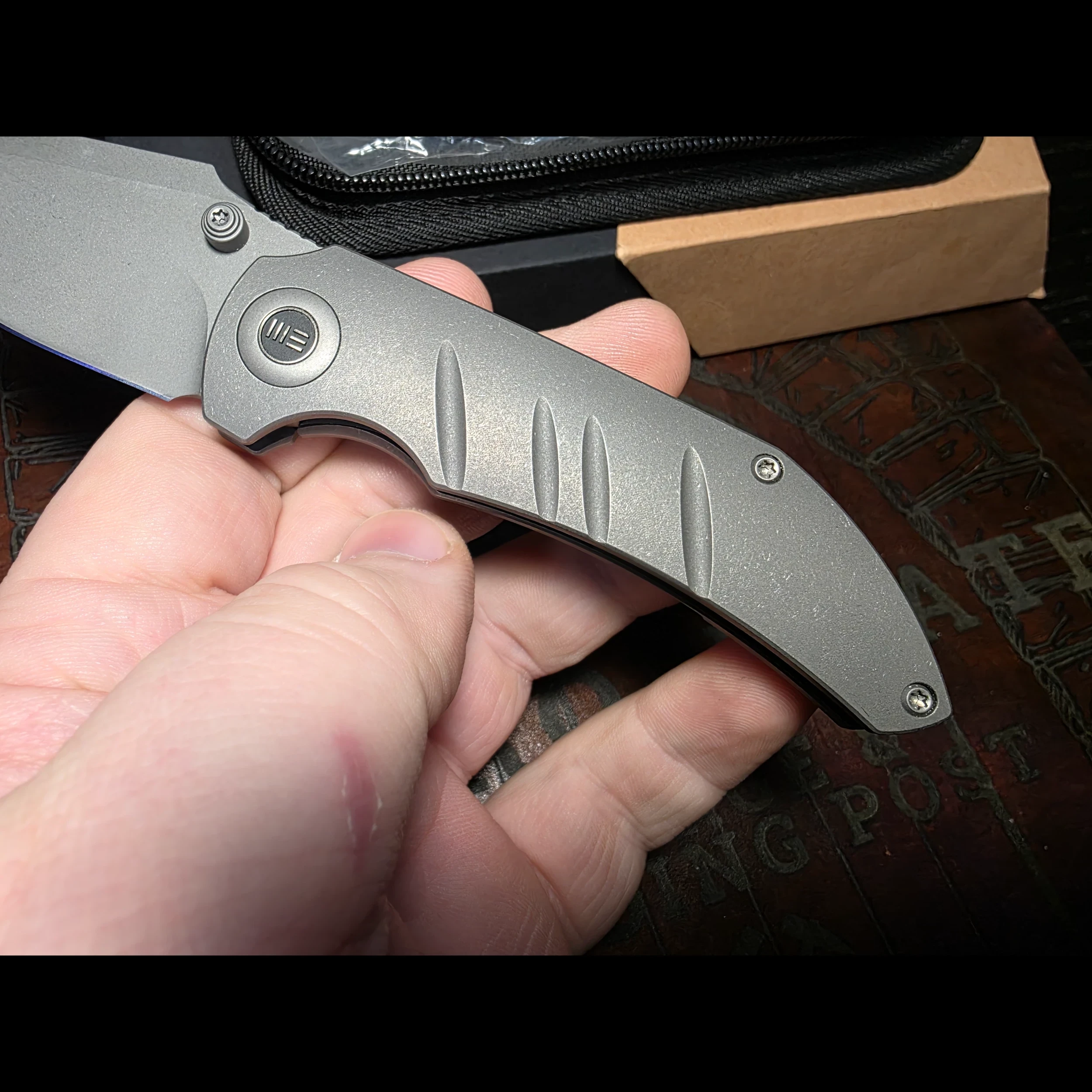 Bladebinge - We Knife Company Matt Christensen Riff-Raff Folding Knife ...