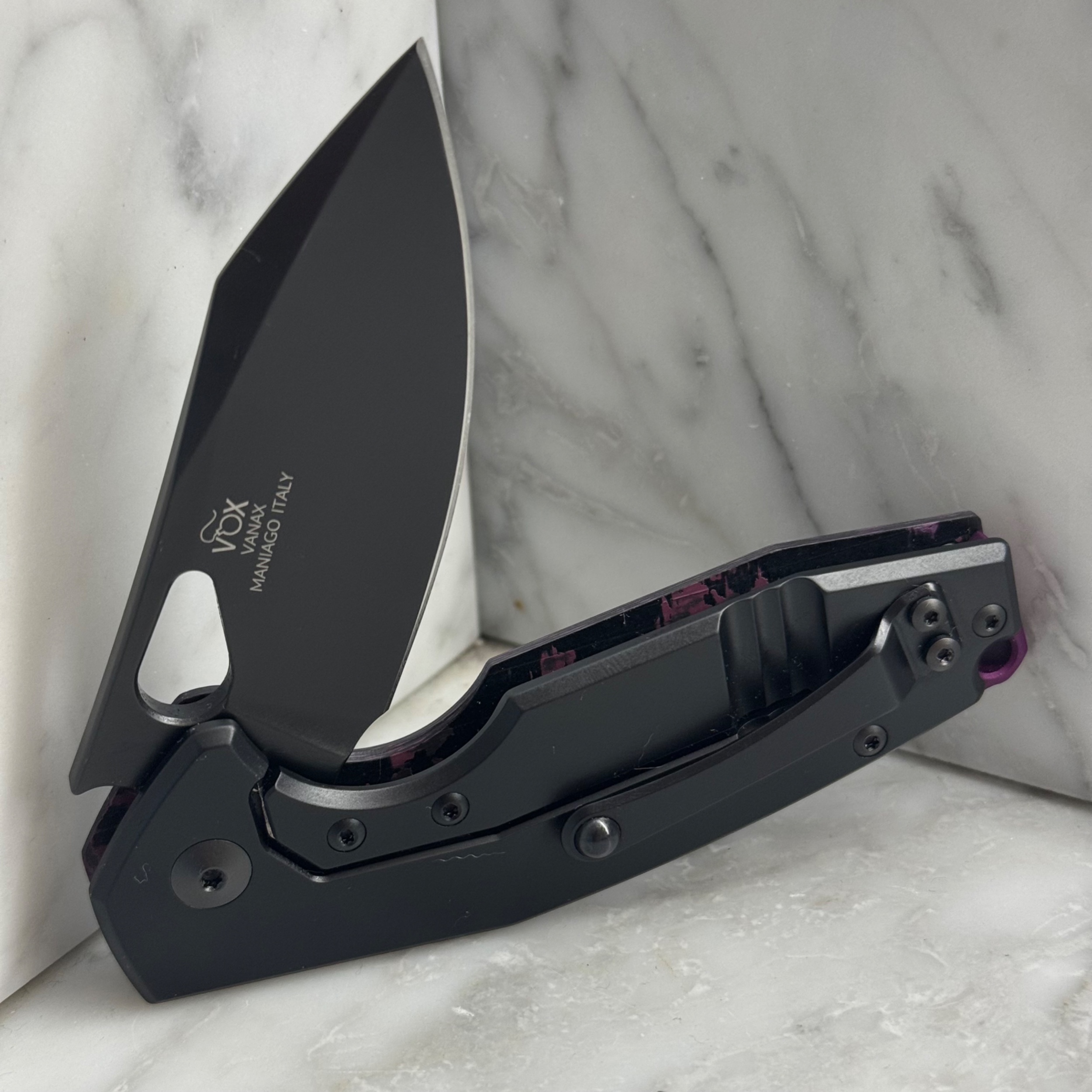 Vフィン Bladebinge - Fox Yaru Purple Haze fat carbon/ Vanax