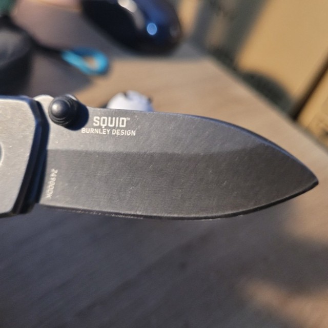だいこう Burnley design SQUID green linen micarta scale 検)EDC ナイフ