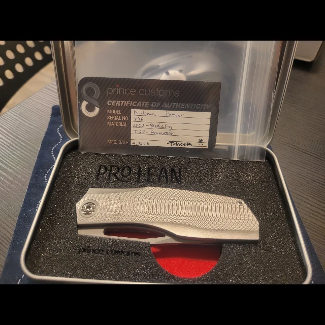 Bladebinge - NEW!!! Prince Customs Protean Tanto Putter Face Milling 20CV