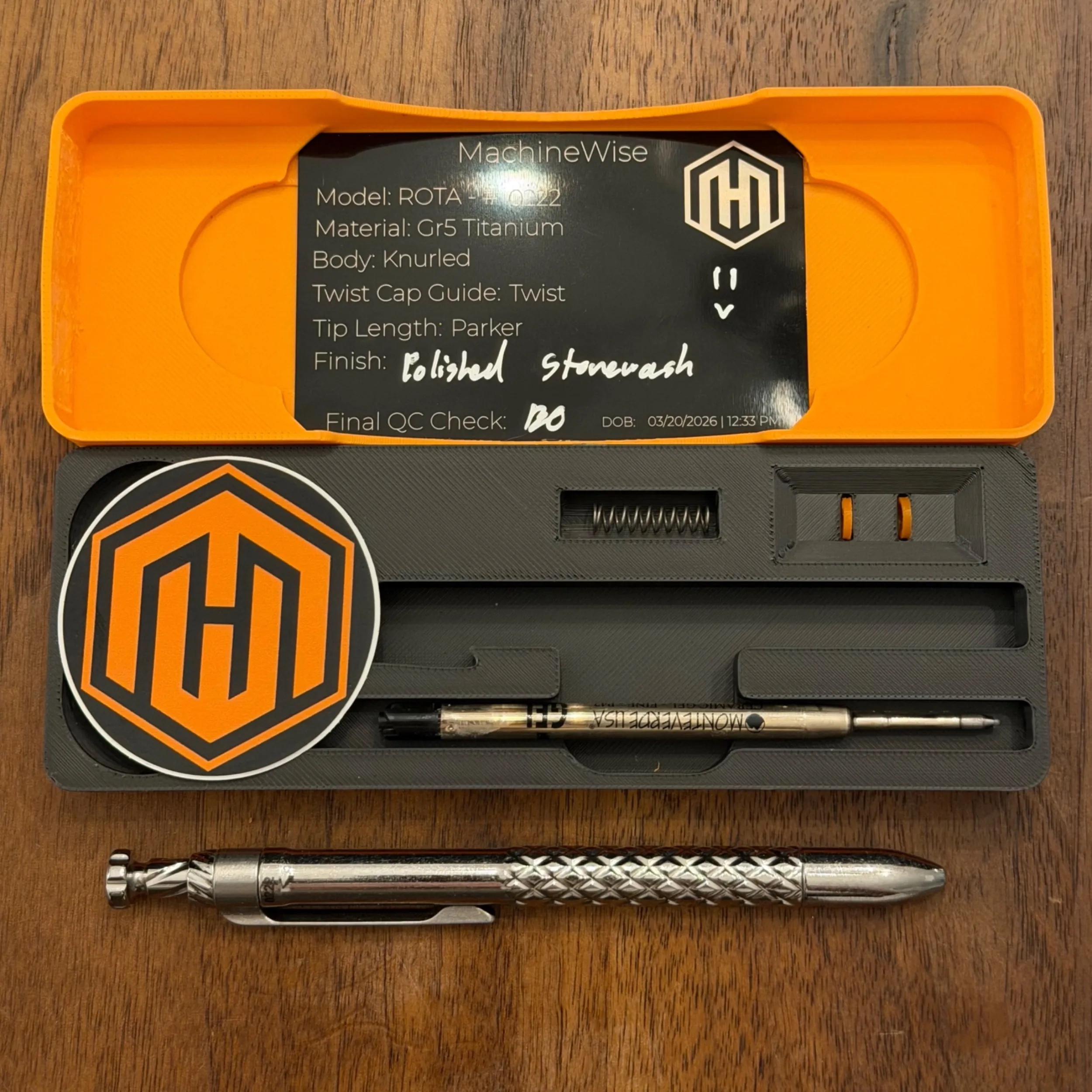 Bladebinge - Machinewise Rota V2 #0222 Polished Stonewash with ...