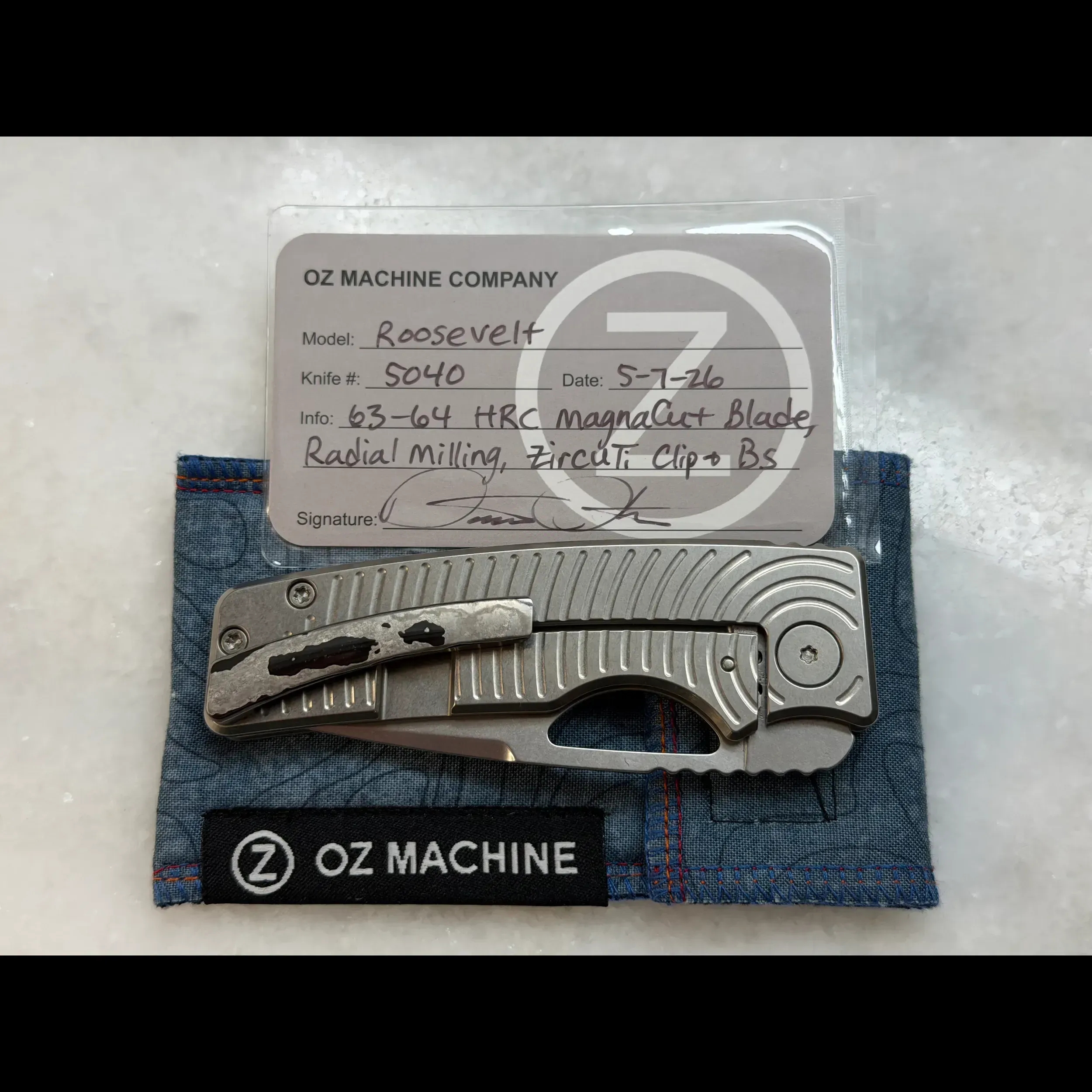 レダシルマ Bladebinge - Oz Roosevelt #5040 - Radial Stonewashed Scales with