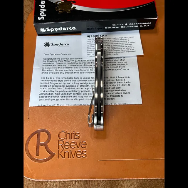 Bladebinge - Spyderco pm2 tanto m4 Very RARE