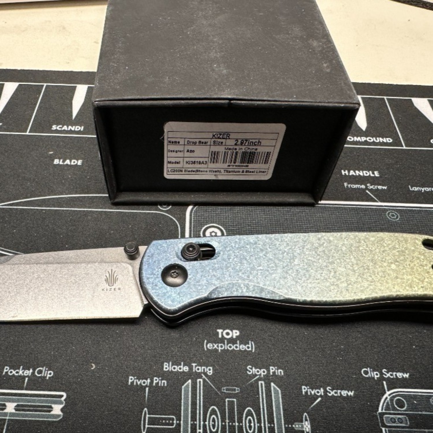 Bladebinge - Kizer Azo Drop Bear LC200N Gradient Snowflake