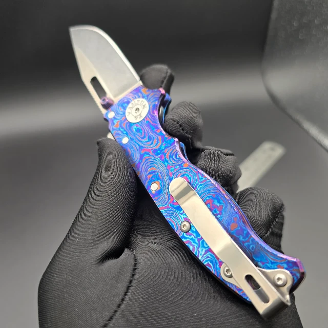 Bladebinge - Demko AD20.5 With Timascus Handle Shark Lock Folding Knife ...