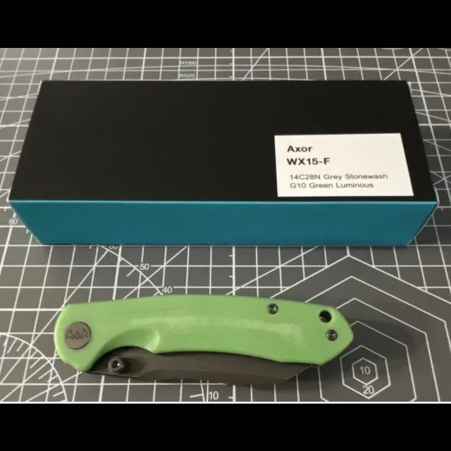 Bladebinge - Wixco Axor WX15-F Folding Knife 14C28N Stonewashed Blade ...