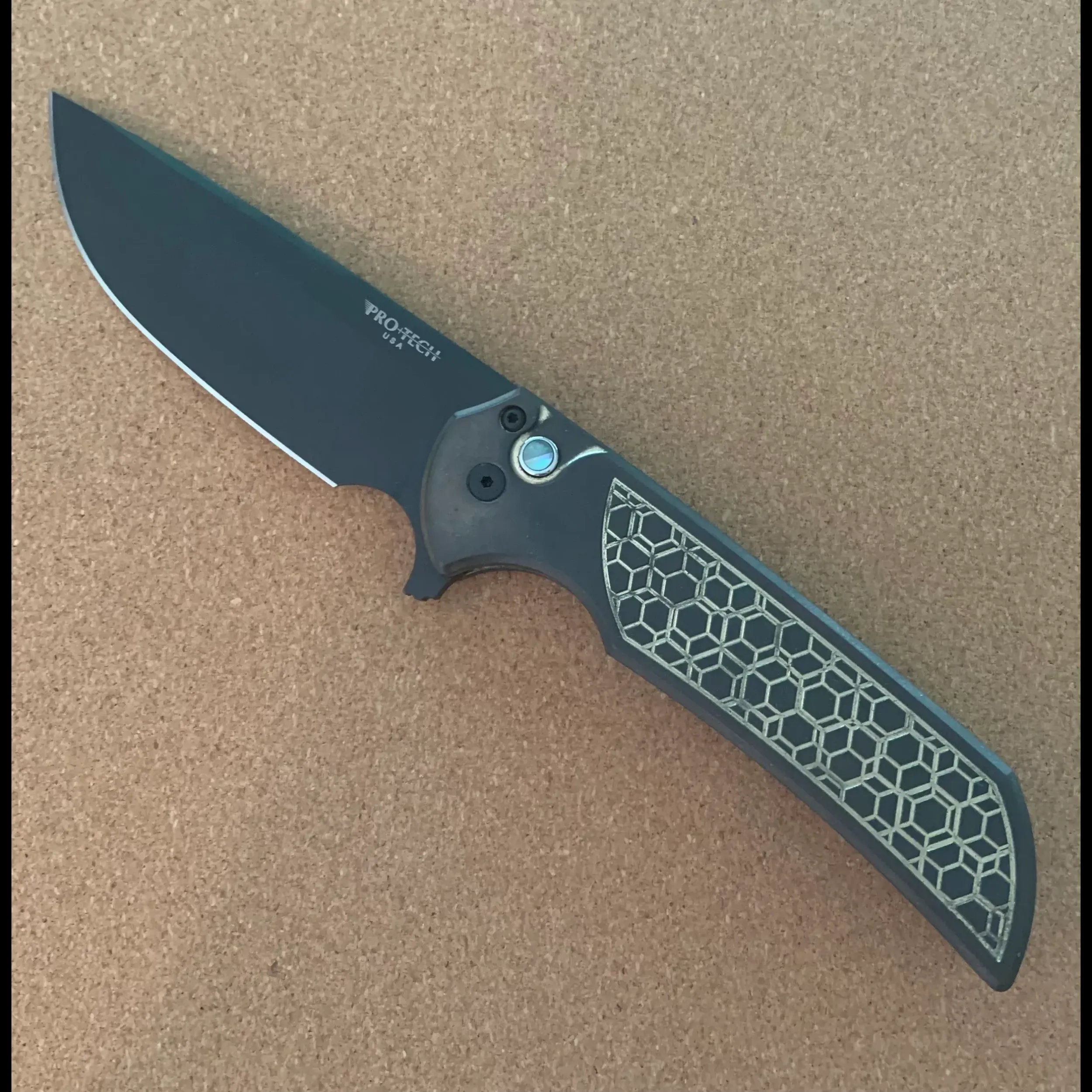 Bladebinge - Protech Mordax, Bladeshow Exclusive, AlBronze Handle