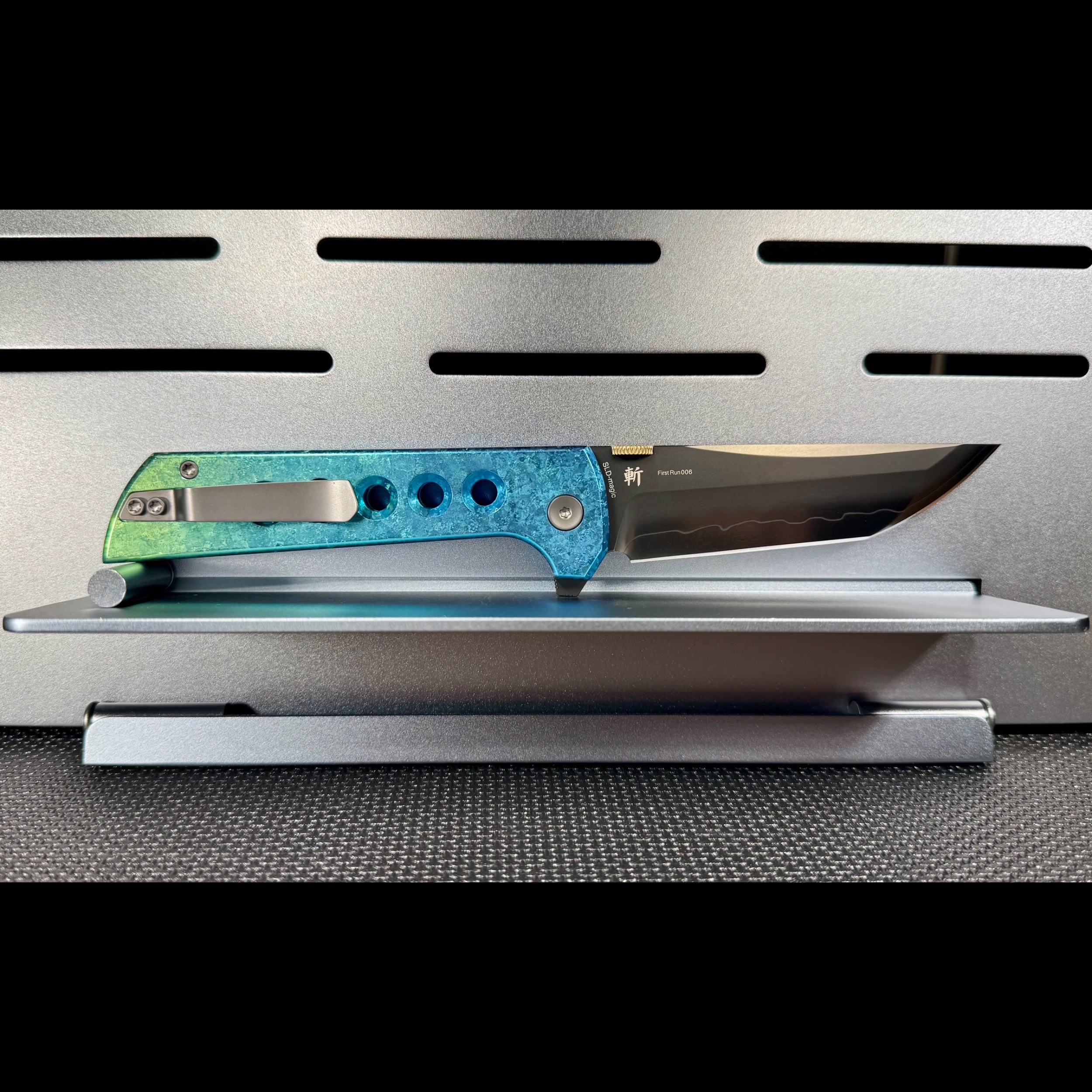 Bladebinge - #006 First Run North Mountain Blade Button Lock Chop2