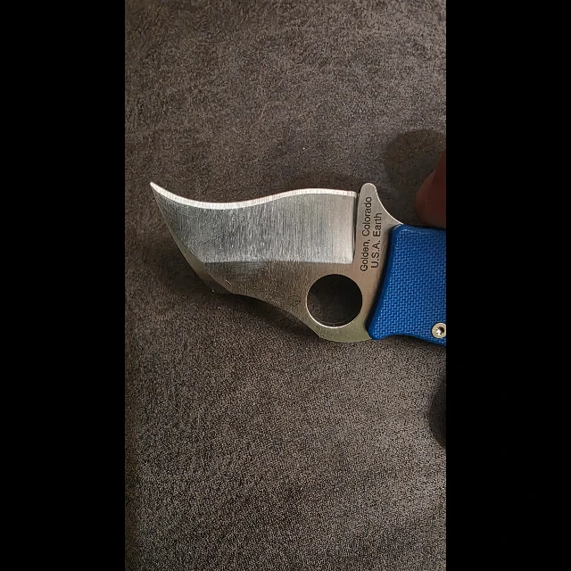 Bladebinge - Spyderco Dodo RARE Blue G10 S30v Blade HQ Exclusive