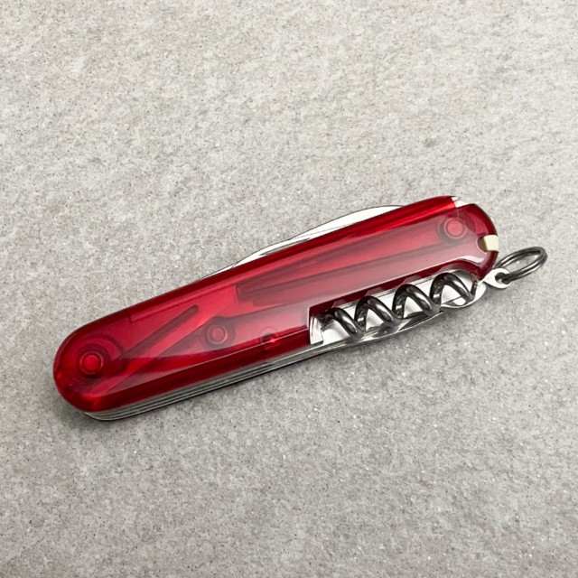 Bladebinge - VICTORINOX Red Translucent Climber Swiss Army Knife w ...