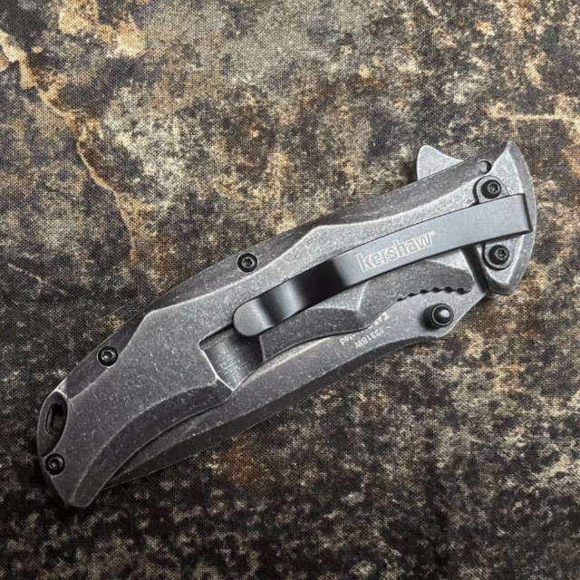 Bladebinge - Kershaw Axle 1331BW BlackWash Assisted Pocket Knife