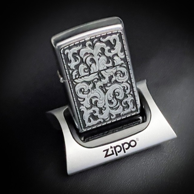 Bladebinge - Marlboro Storming Scroll Filigree Zippo Lighter G 03 