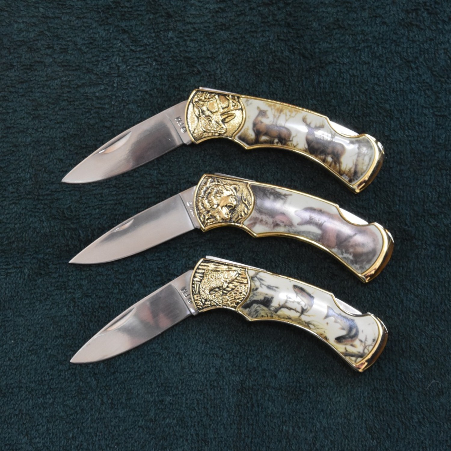 Bladebinge - Franklin Mint Collector Knife Set - Three Pack - Bear