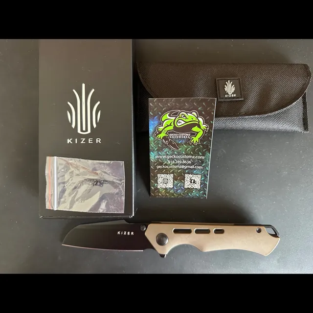 Bladebinge - Kizer Crest Gecko Customz edition shipping included.