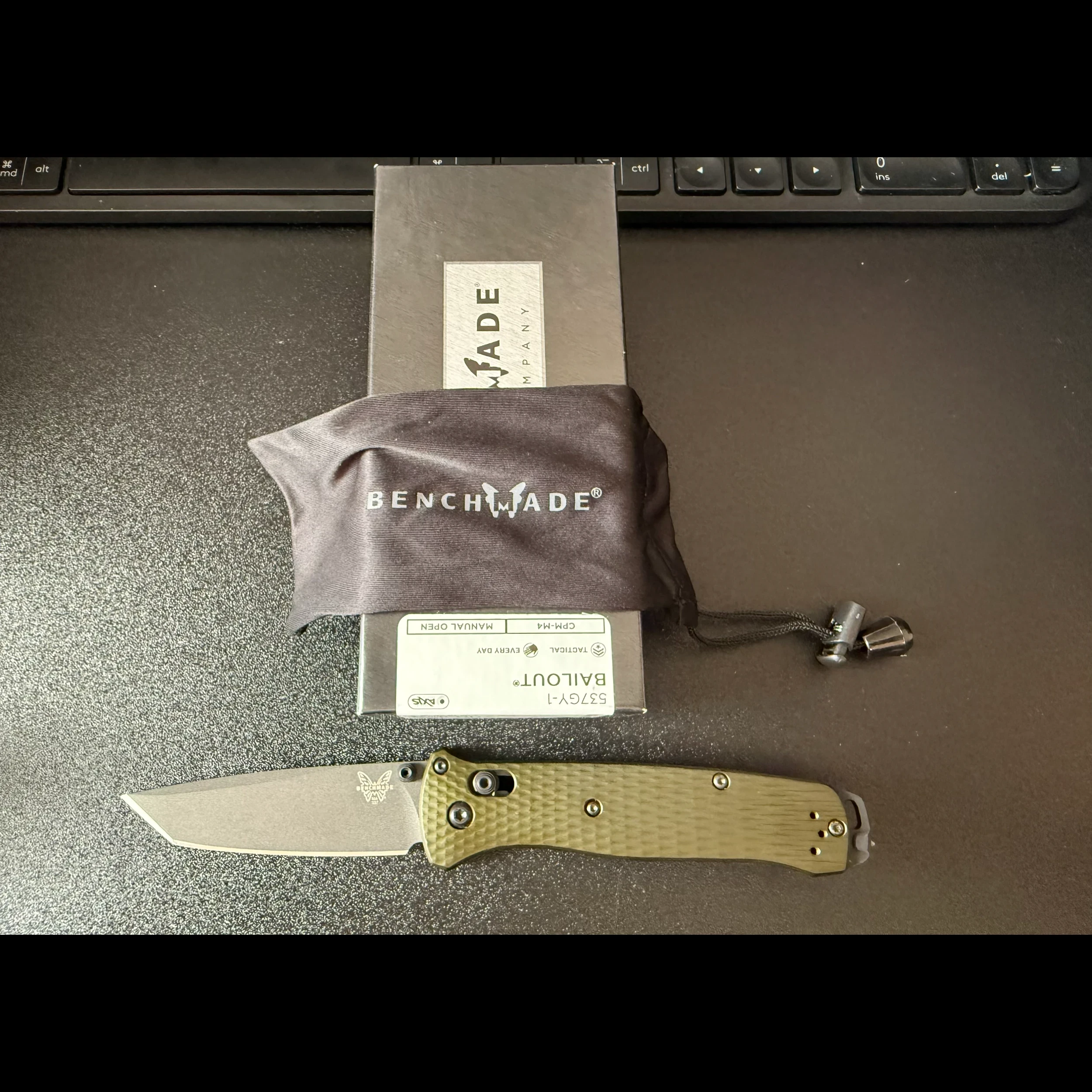 Bladebinge - Benchmade Bailout AXIS Lock Knife Green Aluminum (3.4 ...