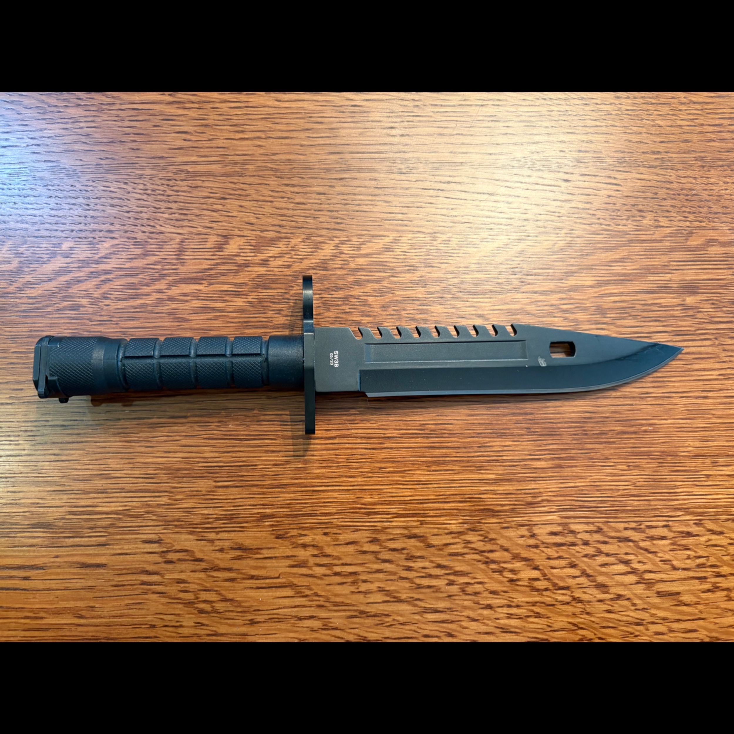 Sw3b Bladebinge - SMITH & WESSON SW3B SPECIAL OPS M-9 BAYONET FIXED BLADE