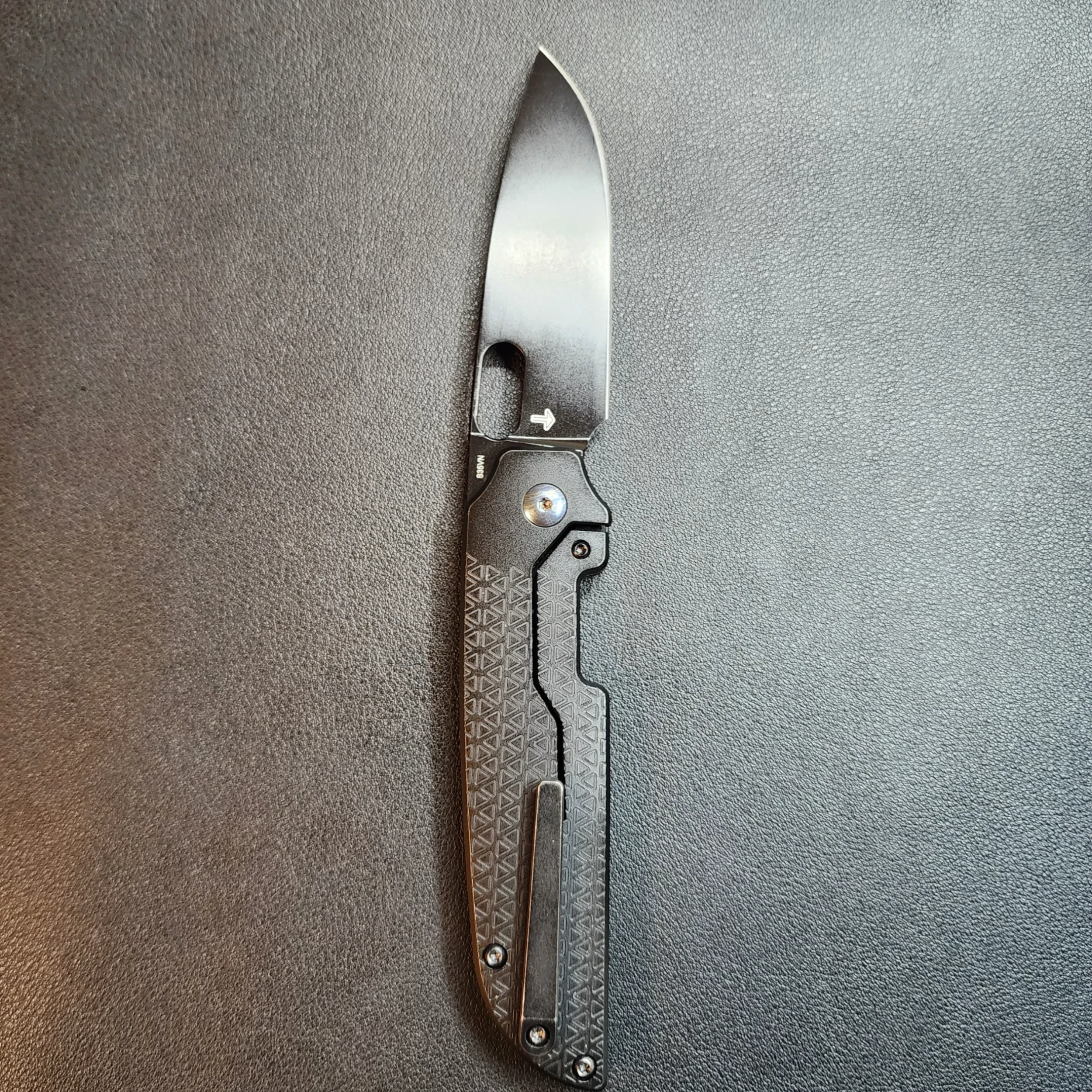 Kizer Varatas Ki3637A2 Folding Knife – S35VN Blade, Titanium Frame Lock, Premium EDC