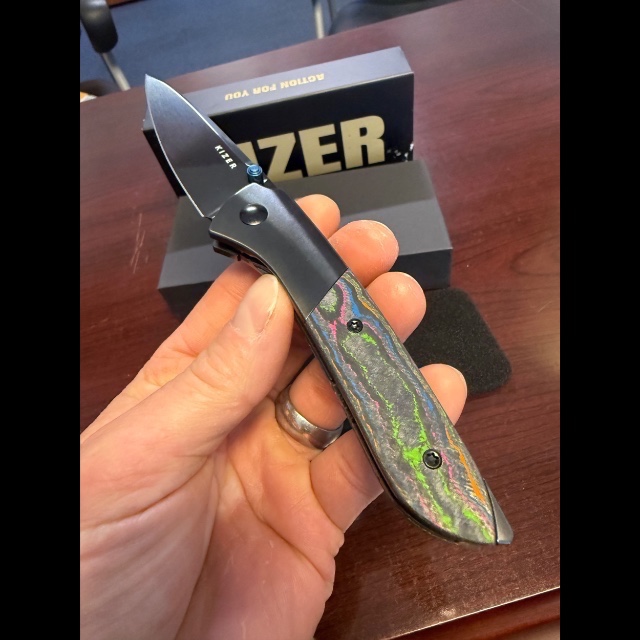 Bladebinge - SOLD OUT! Kizer Spitfire | S35VN | Polished DLC | Titanium ...