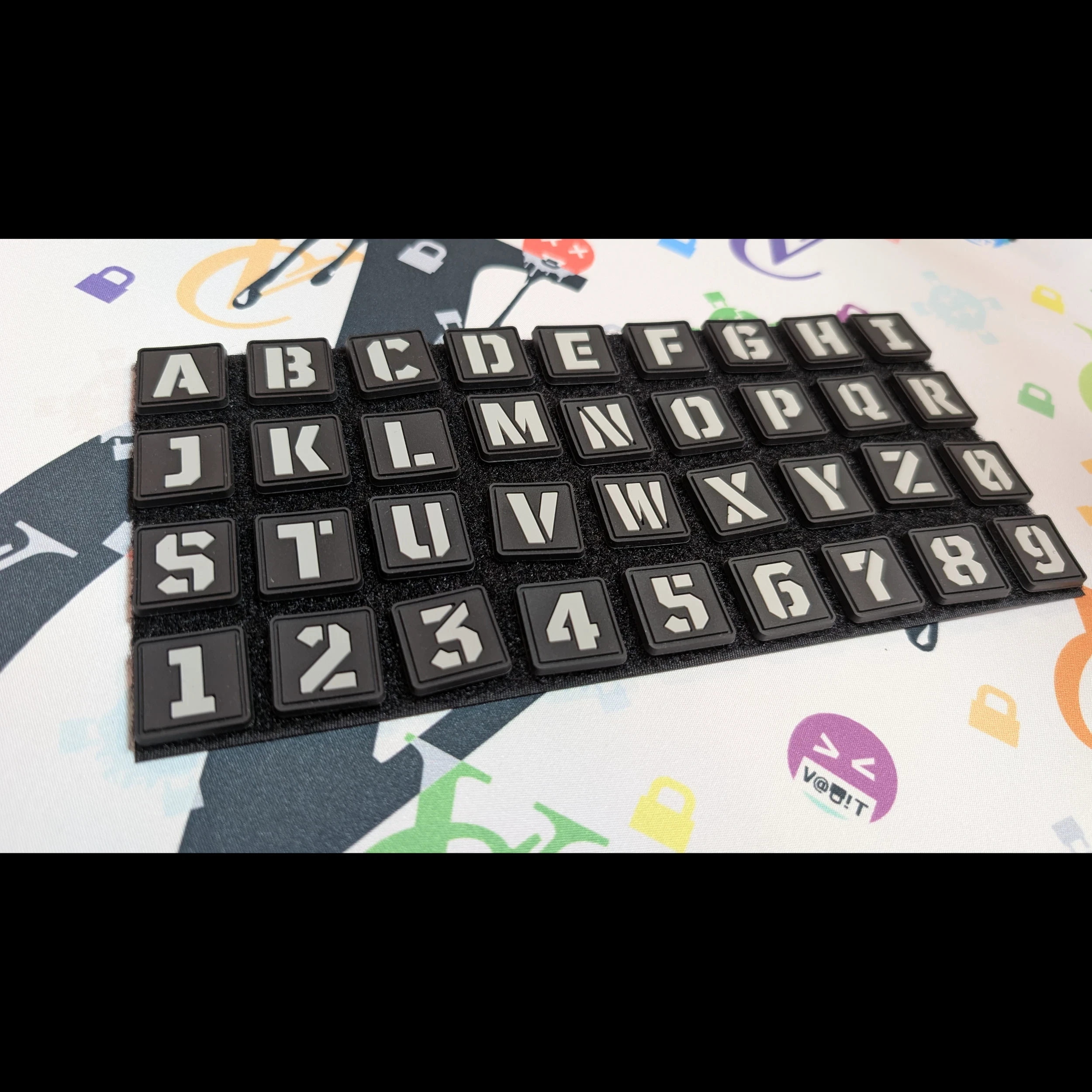 Bladebinge - CODEX PATCH KIT by Vaultcase (Alphanumeric Ranger Eye Patches)