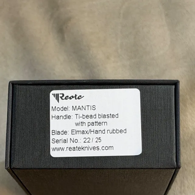 Bladebinge - Reate Mantis (Milled Scales/ZircuTi Clip & Accents)