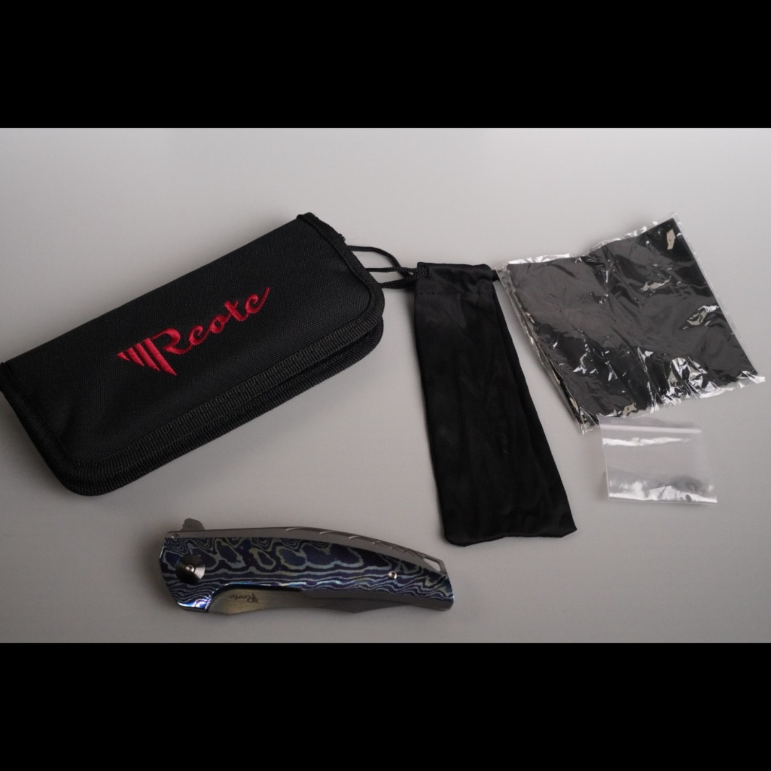 Bladebinge - Reate Knives Jack 1.5 Titanium Intergral Mokuti Inlay