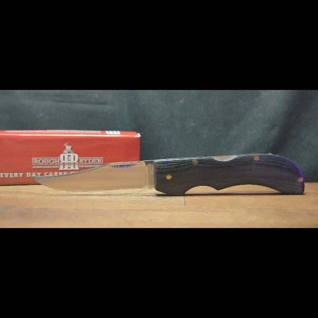 Bladebinge - Rough Ryder RR2646 Black G-10 Lockback 3.5in Closed RR2646