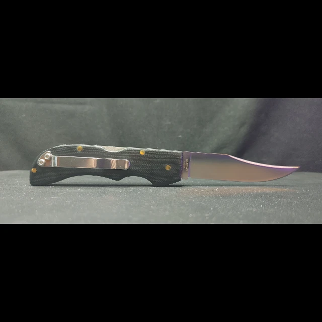 Bladebinge - Rough Ryder RR2646 Black G-10 Lockback 3.5in Closed RR2646