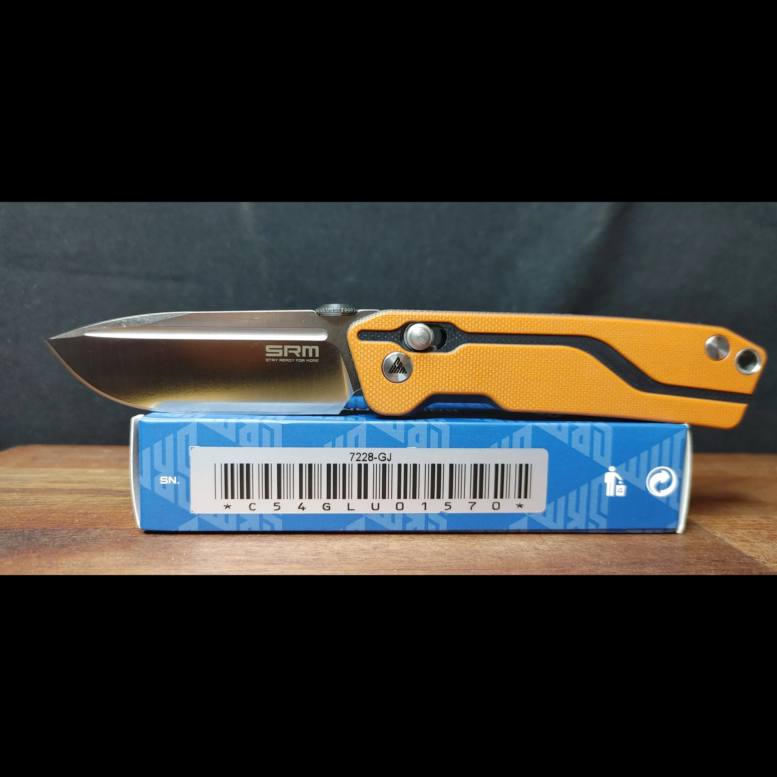 Bladebinge - SRM - Rubik - Axis Lock D2 Blade G10 Handles