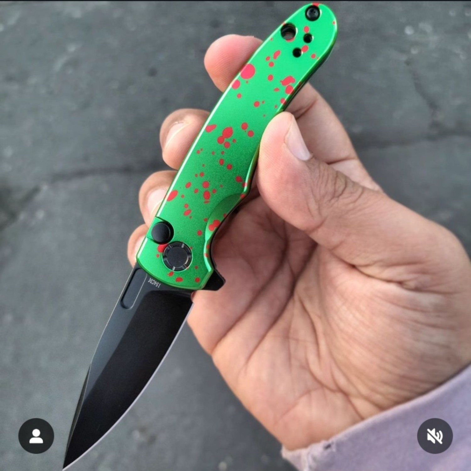 Bladebinge - Oknife Mettle 2 'Zombie Green'