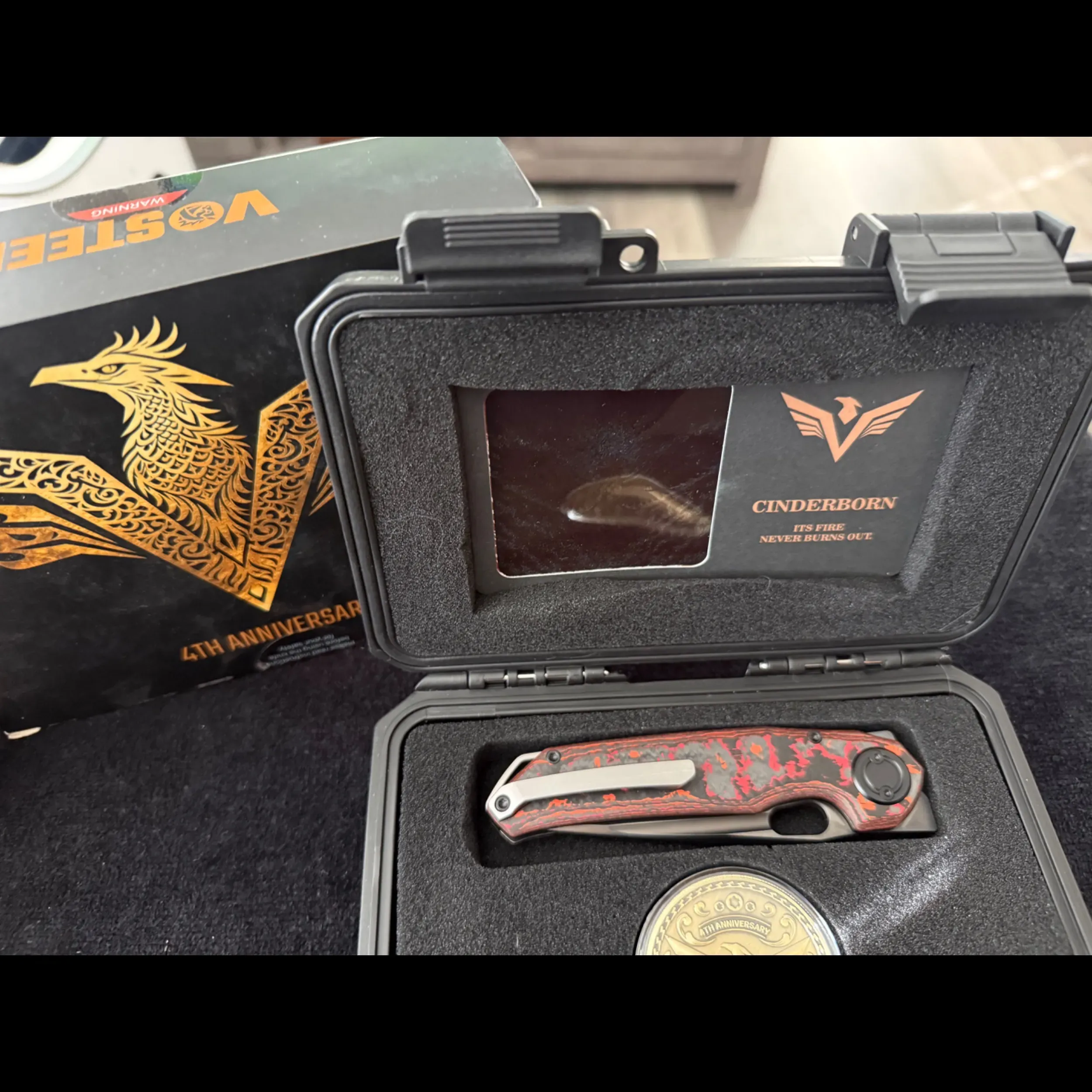 Bladebinge - Vosteed Thunderbird folding knife with Mars Valley ...