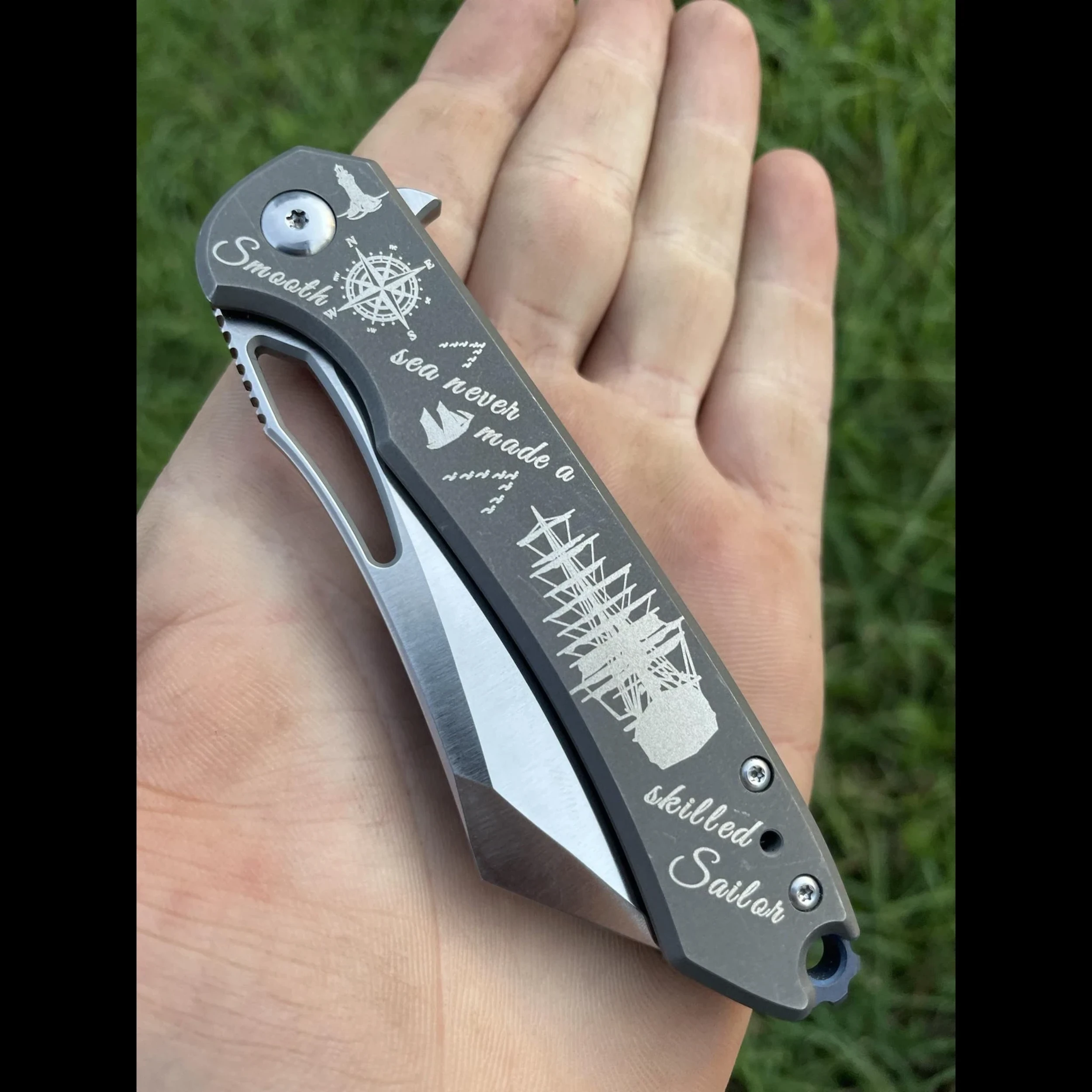 Ferrum Forge Custom Bladebinge - Ferrum Forge Buc – Custom Engraved Maritime Theme