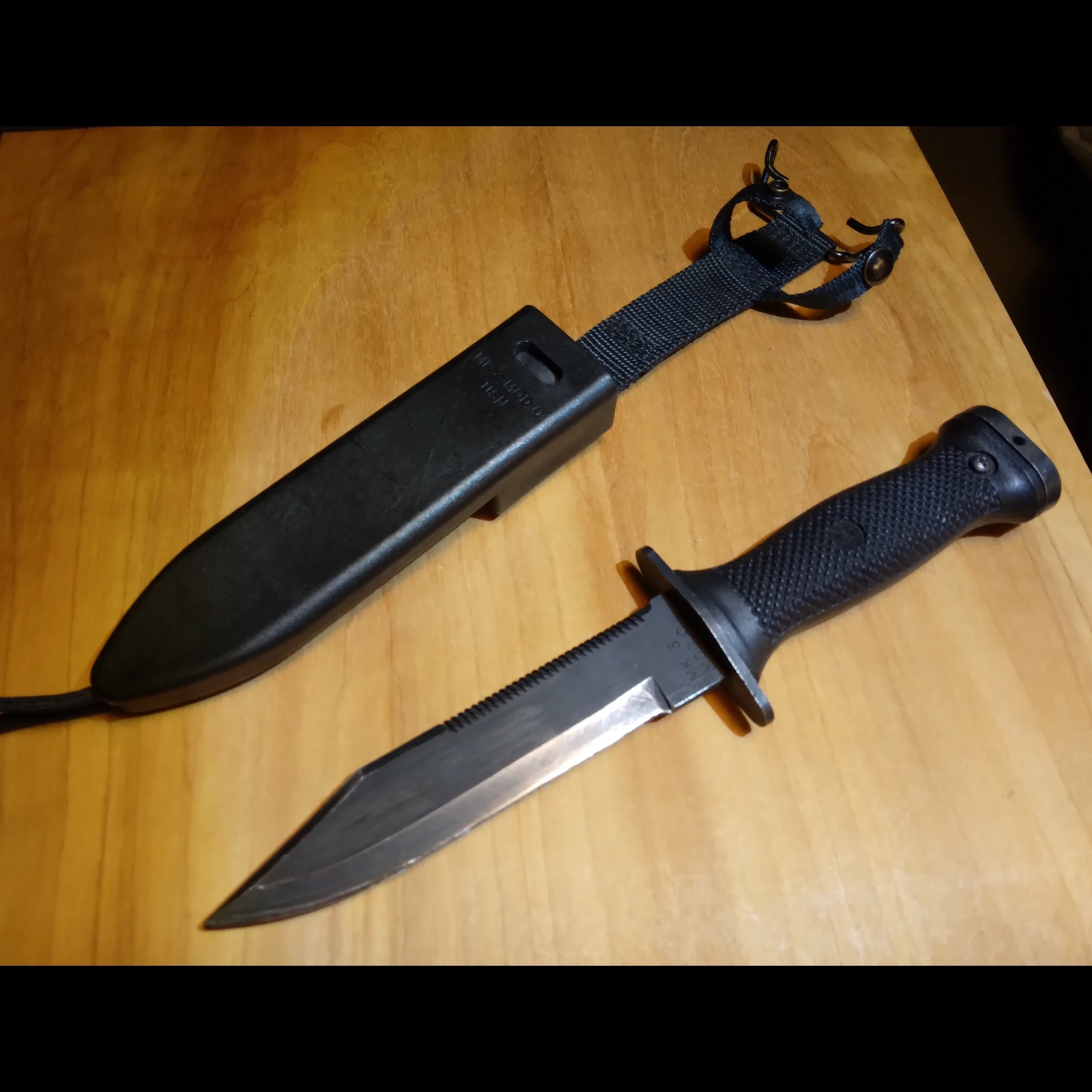 Bladebinge - US Navy Seal Diving Knife MK3 MOD 0 2V376 Ontario
