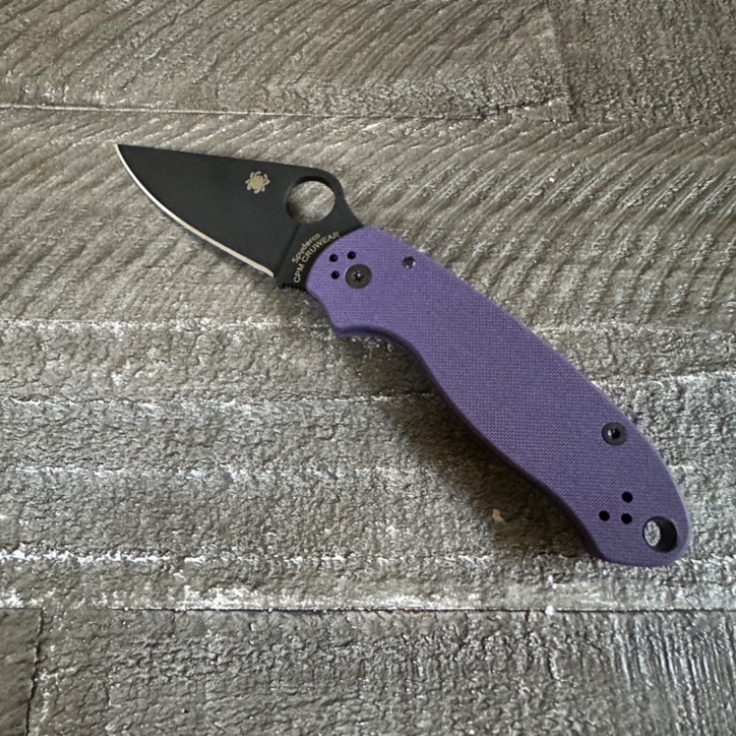 Bladebinge Spyderco Para 3 DLT Trading Exclusive CPMCruwear