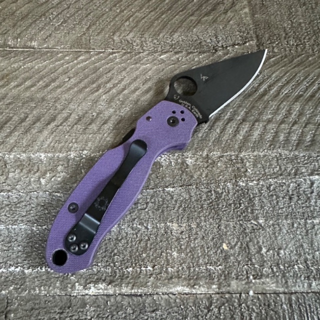 Bladebinge Spyderco Para 3 DLT Trading Exclusive CPMCruwear