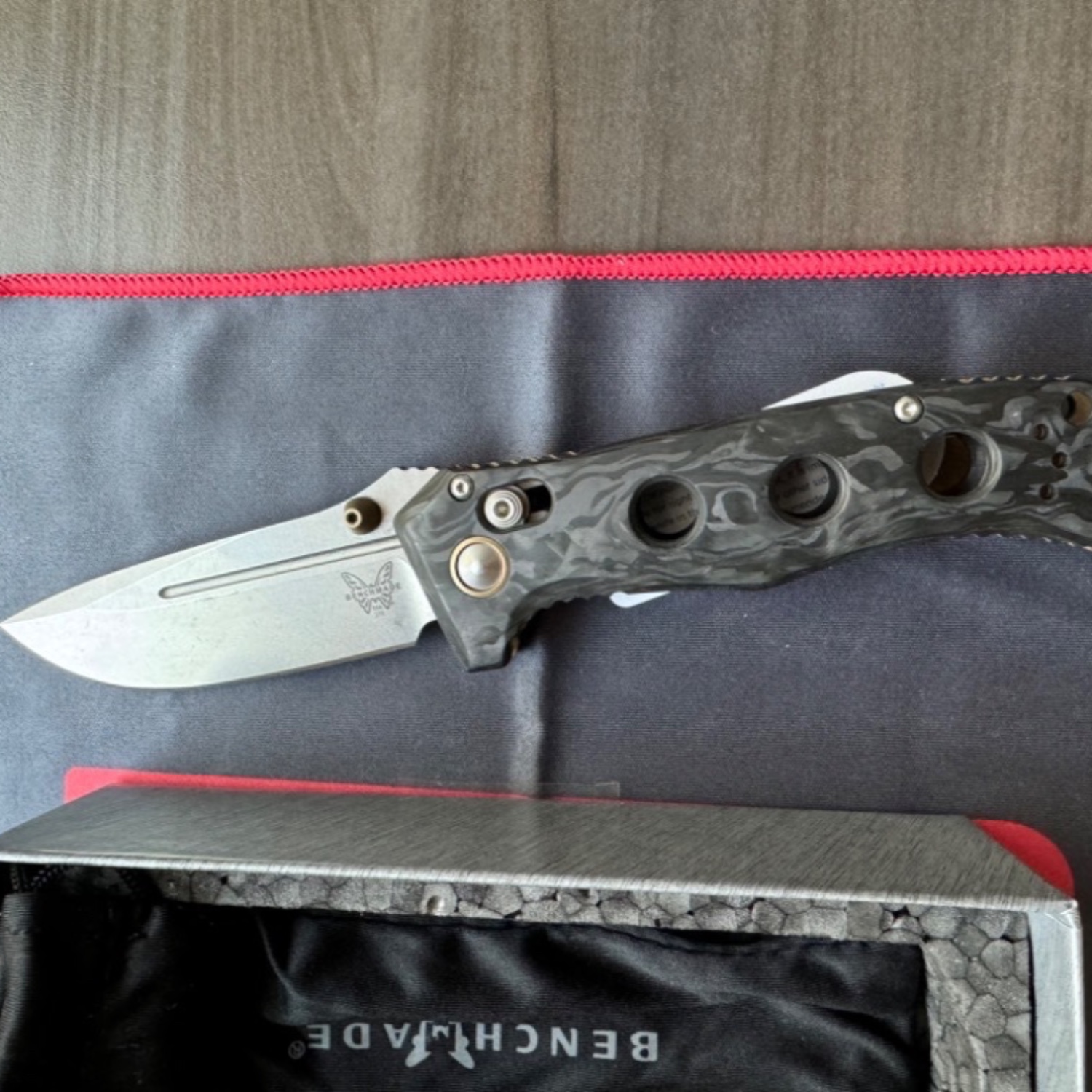 Bladebinge - Benchmade Mini Adamas /CPM-MagnaCut Satin Plain Blade ...