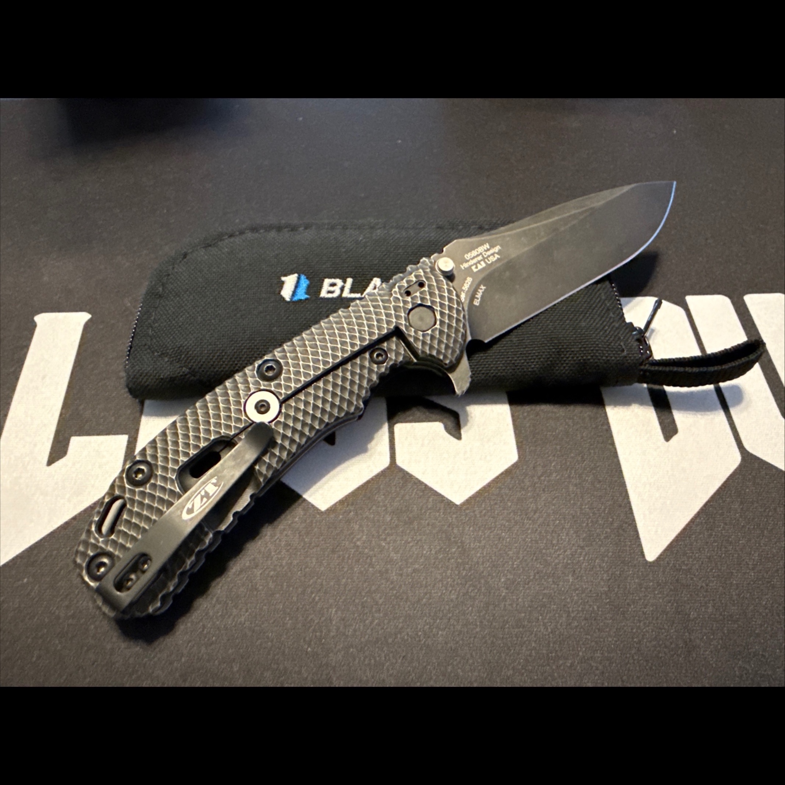 Bladebinge - RARE ZT Zero Tolerance 0560BW Hinderer Design Elmax