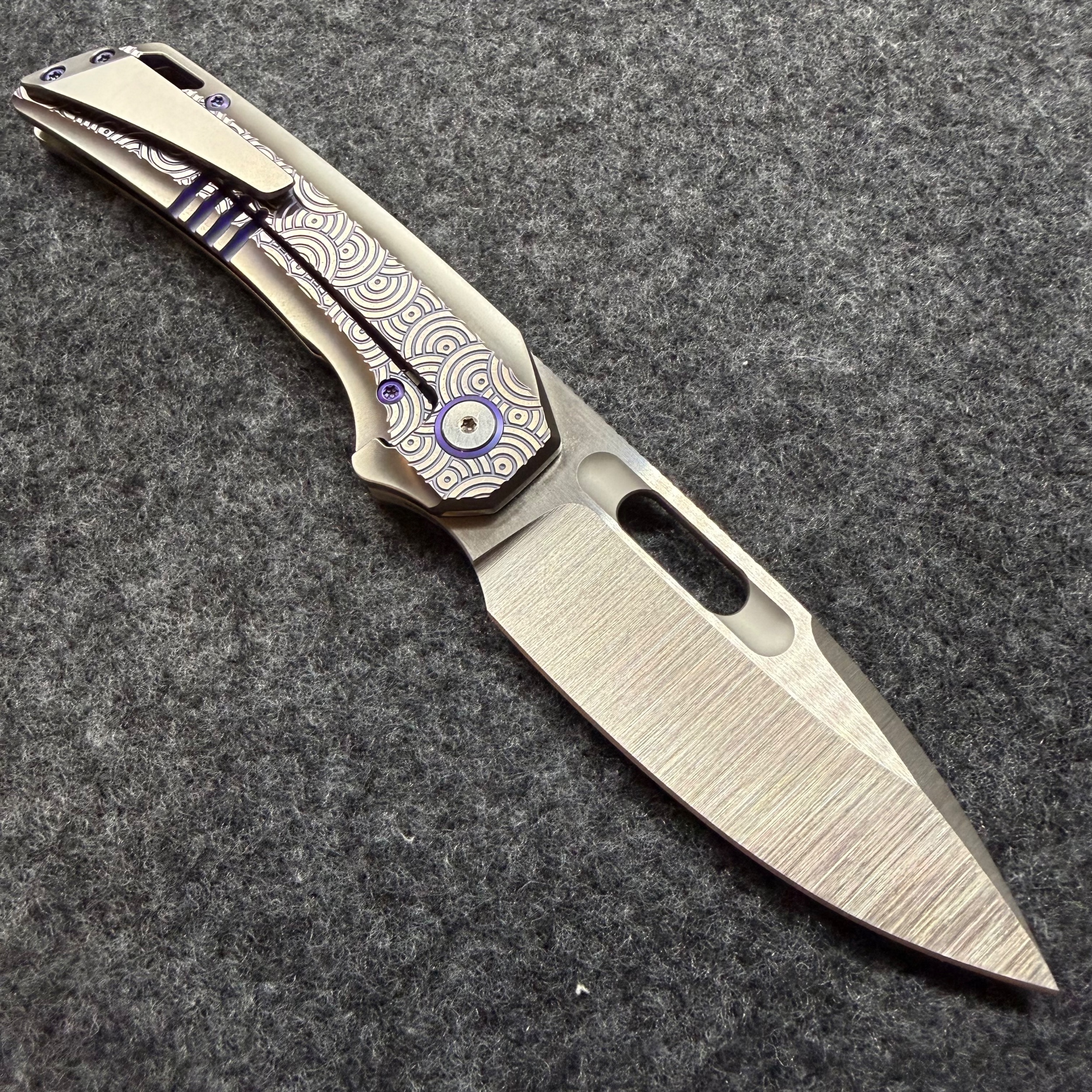 フィンキムトゥエン Bladebinge - EMP EDC X URBAN NYMBLE X - CHAOS SEIGAIHA TITANIUM