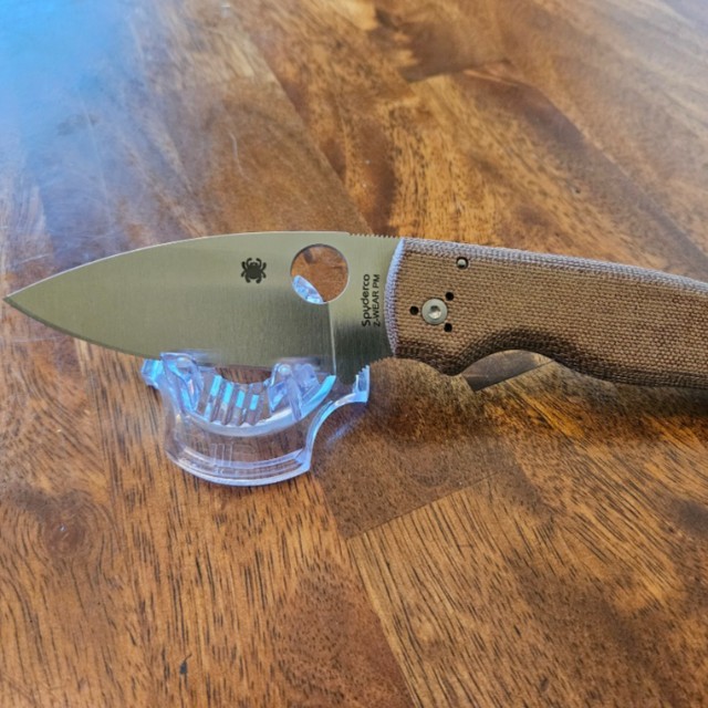 Bladebinge Spyderco Shaman, Z wear sprint run