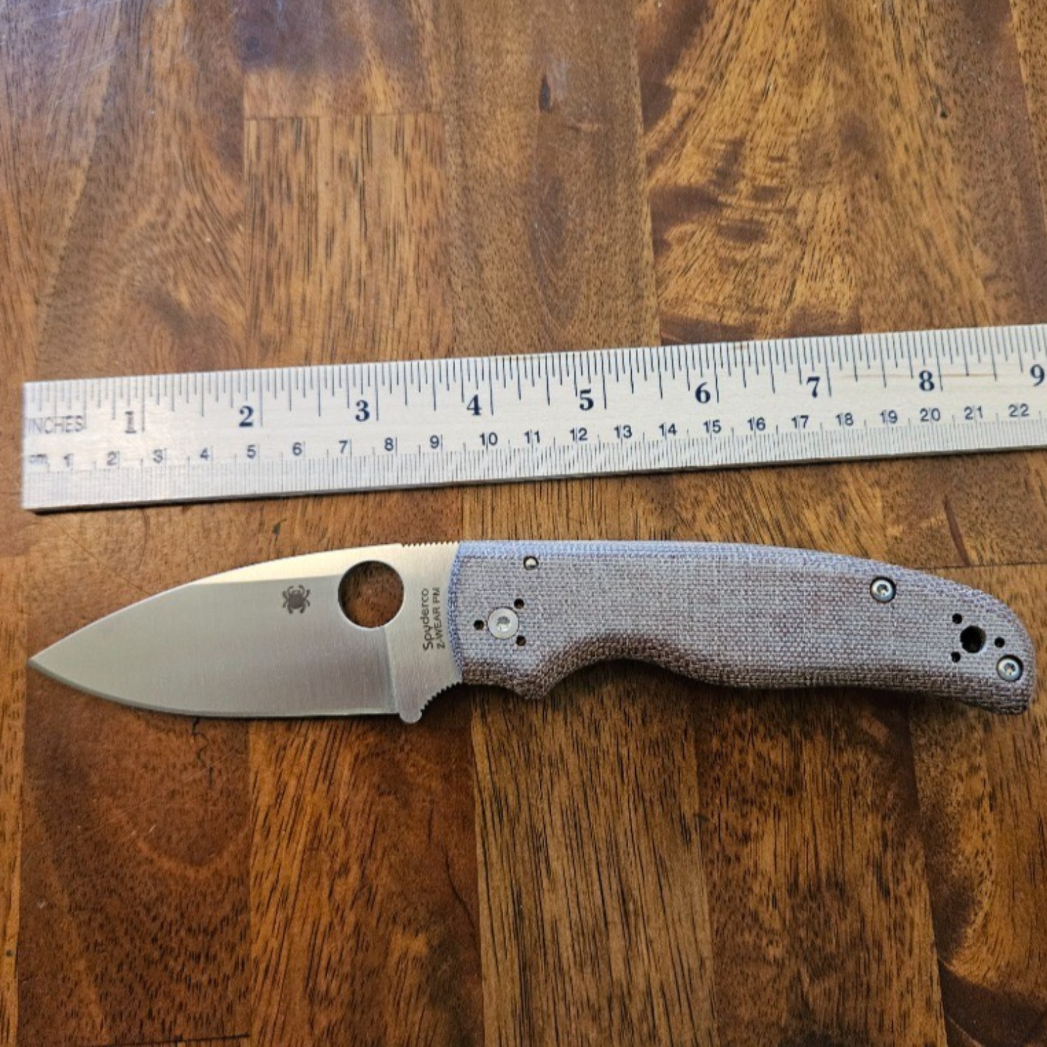 Bladebinge Spyderco Shaman, Z wear sprint run