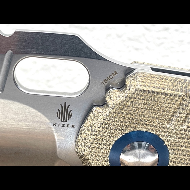 Bladebinge - Kizer Mini Paragon V4600C1 – Green Micarta 