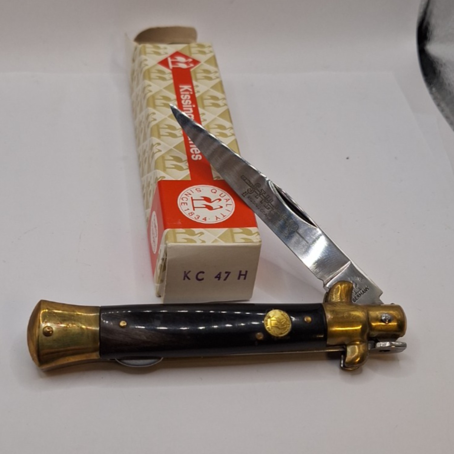 Bladebinge - NEW OLD STK KISSING CRANE STILETTO GERMAN ROSTFREI KC 