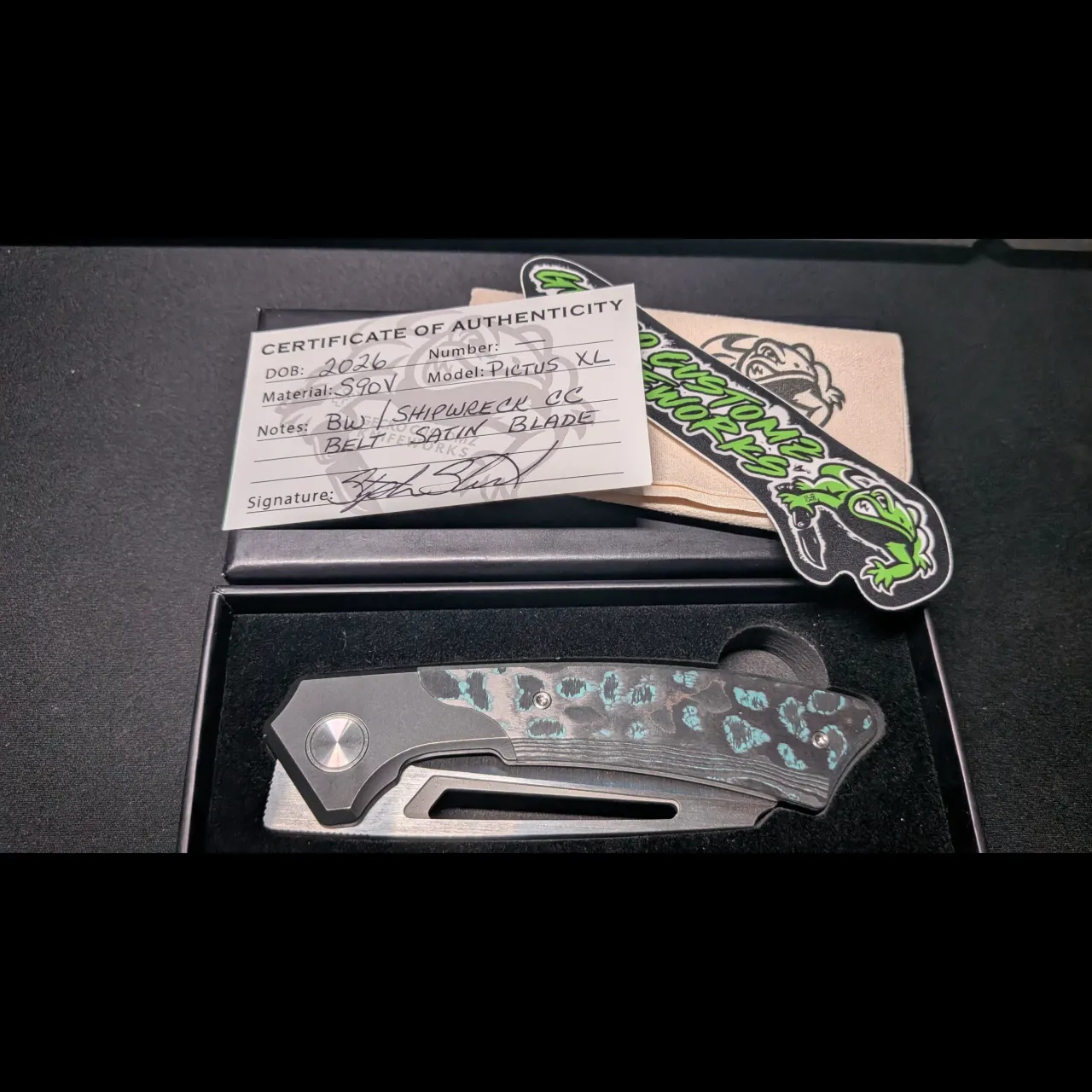 Bladebinge - Gecko Customz Pictus XL Shipwreck s90v