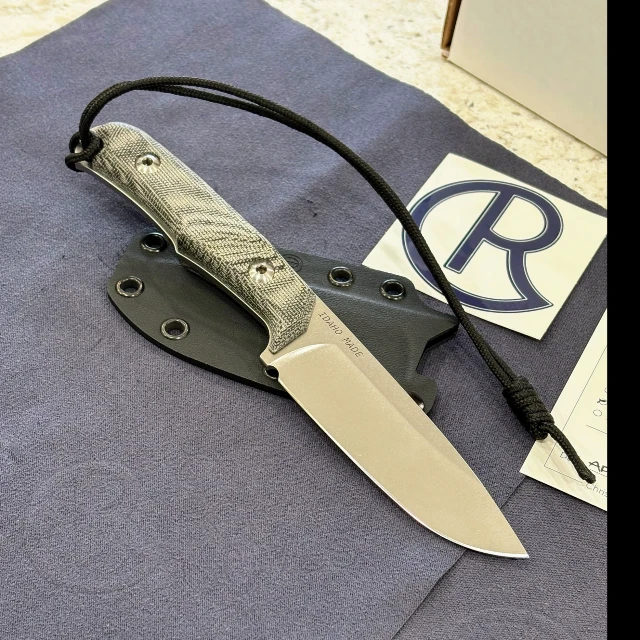 Bladebinge - Chris Reeve Knives Backpacker! Black Micarta, CPM Magnacut ...